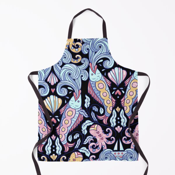 Item preview, fish abstract design designed and sold by tangledgayathri.