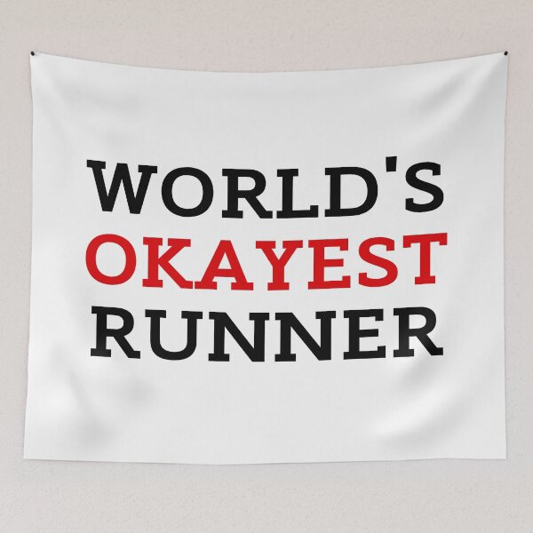 Item preview, World's Okayest Runner designed and sold by ZestyFruit.