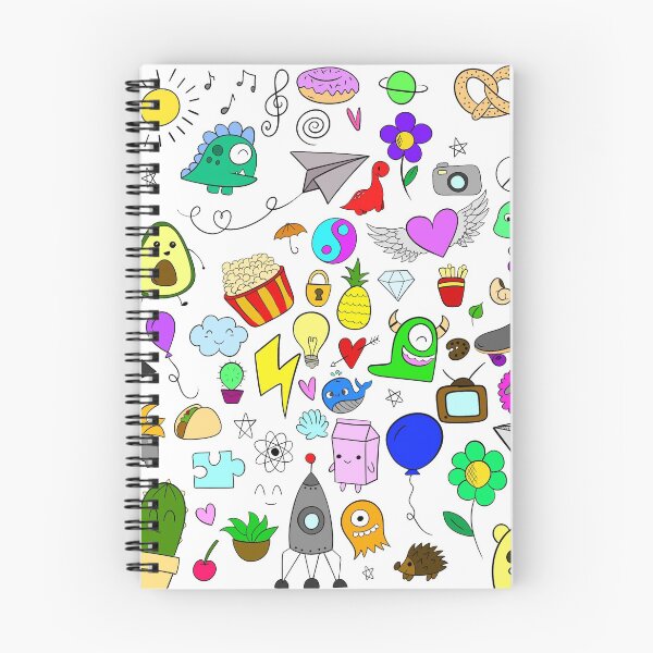 Item preview, Eclectic Doodle Sheet: Whimsical and Wonderful Creations designed and sold by ShutterStudios.