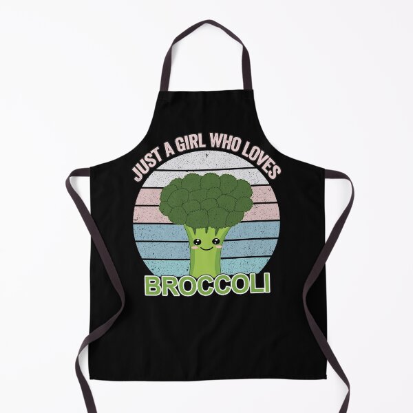 Item preview, Just a Girl Who Loves Broccoli Funny Vintage Broccoli Gift designed and sold by SaliDesigner.