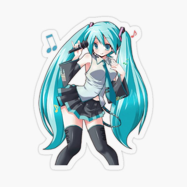 Sexy Hatsune Miku Knife Vocaloid Waterproof Sticker - Weatherproof Vin –  K-Minded