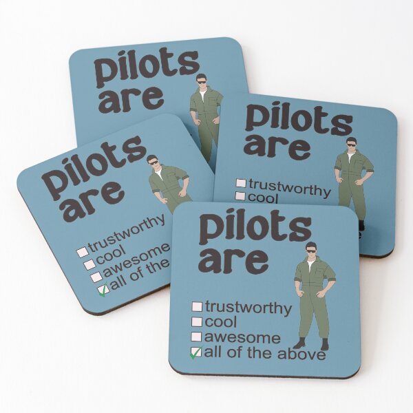 Item preview, Pilots Are Trustworthy, Cool, Awesome - Professions We Love designed and sold by DerekJSmith.