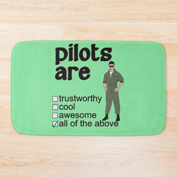 Item preview, Pilots Are Trustworthy, Cool, Awesome - Professions We Love designed and sold by DerekJSmith.