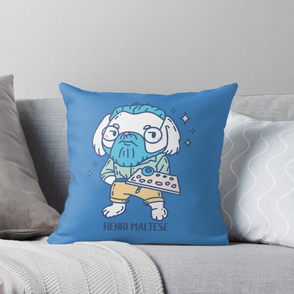 Item preview, Henri Maltese Funny Artist Animal pun designed and sold by SPIRIMAL.