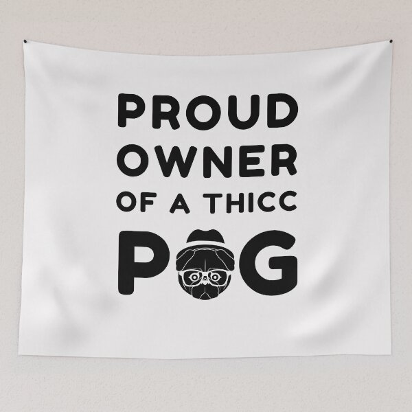 Item preview, Proud Owner Of A Thicc Pug designed and sold by Trendy Merch 90.