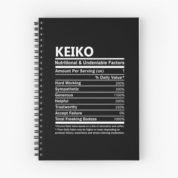 Item preview, Keiko Name T Shirt - Keiko Nutritional And Undeniable Factors Gift Item Tee designed and sold by erstrudy75.
