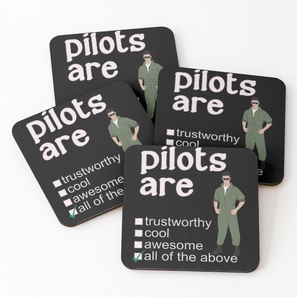 Item preview, Pilots Are Trustworthy Cool Awesome - Professions We Love designed and sold by DerekJSmith.
