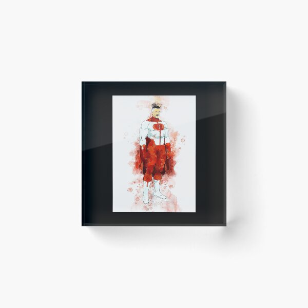 Item preview, Invincible  OmniMan watercolor Poster  designed and sold by giantunadvised1.