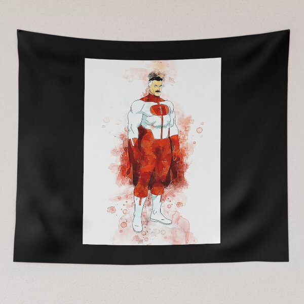 Item preview, Invincible  OmniMan watercolor Poster  designed and sold by giantunadvised1.