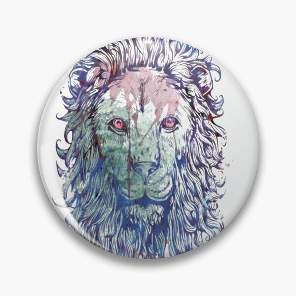 Item preview, lion drawing in watercolor designed and sold by coolt-sherit.