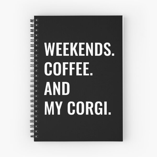 Artikelvorschau, Kaffee am Wochenende und mein Corgi entworfen und verkauft von manishfzr1995.