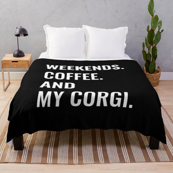 Item preview, Weekends Coffee And My Corgi designed and sold by manishfzr1995.