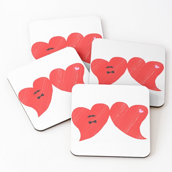 Item preview, heart couple designed and sold by simpleKPL.