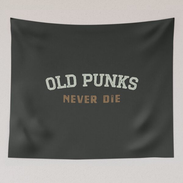 Item preview, Old Punks Never Die designed and sold by Mriganka Gogoi.