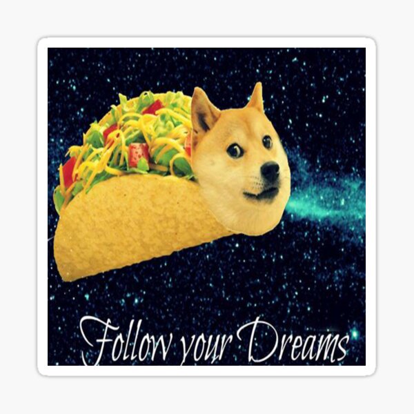 Item preview, Taco Doge Dreams designed and sold by Lauv Webb.