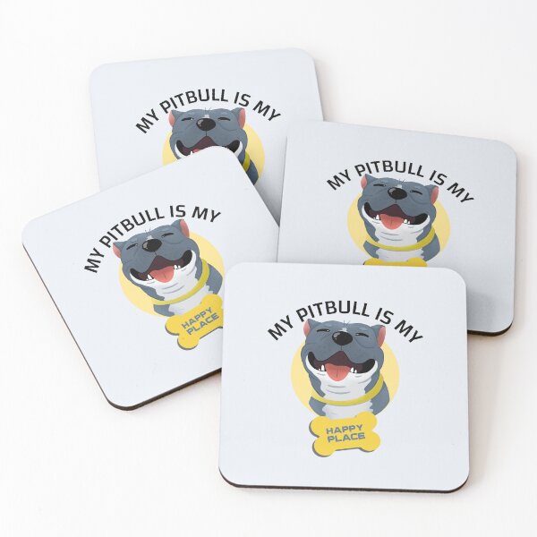 Item preview, MY PITBULL IS MY HAPPY PLACE designed and sold by AladdinMktgs.