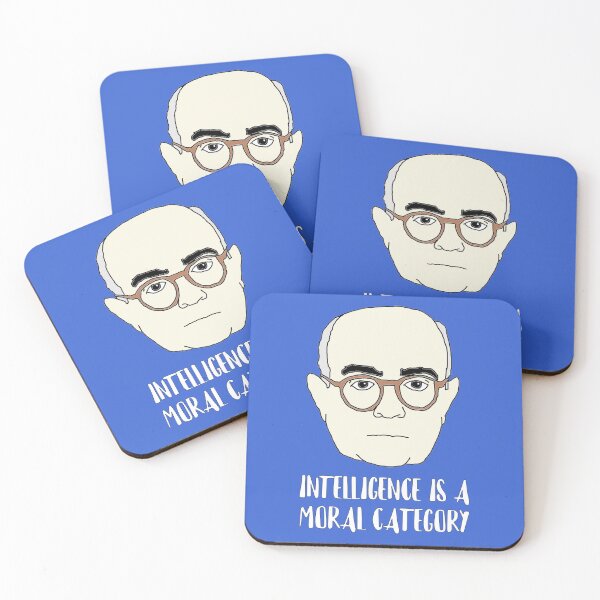 Item preview, Theodor Adorno "Intelligence Is A Moral Category" designed and sold by RevolutionInPaint.