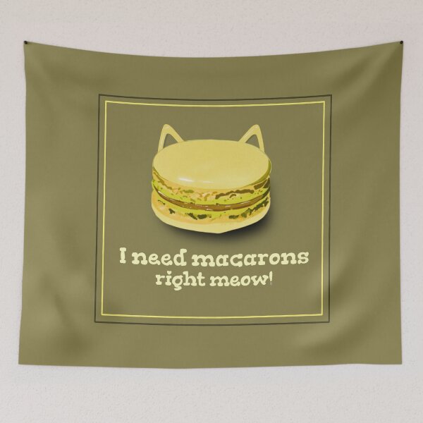 Item preview, Macarons right meow gold designed and sold by Weather gifts .
