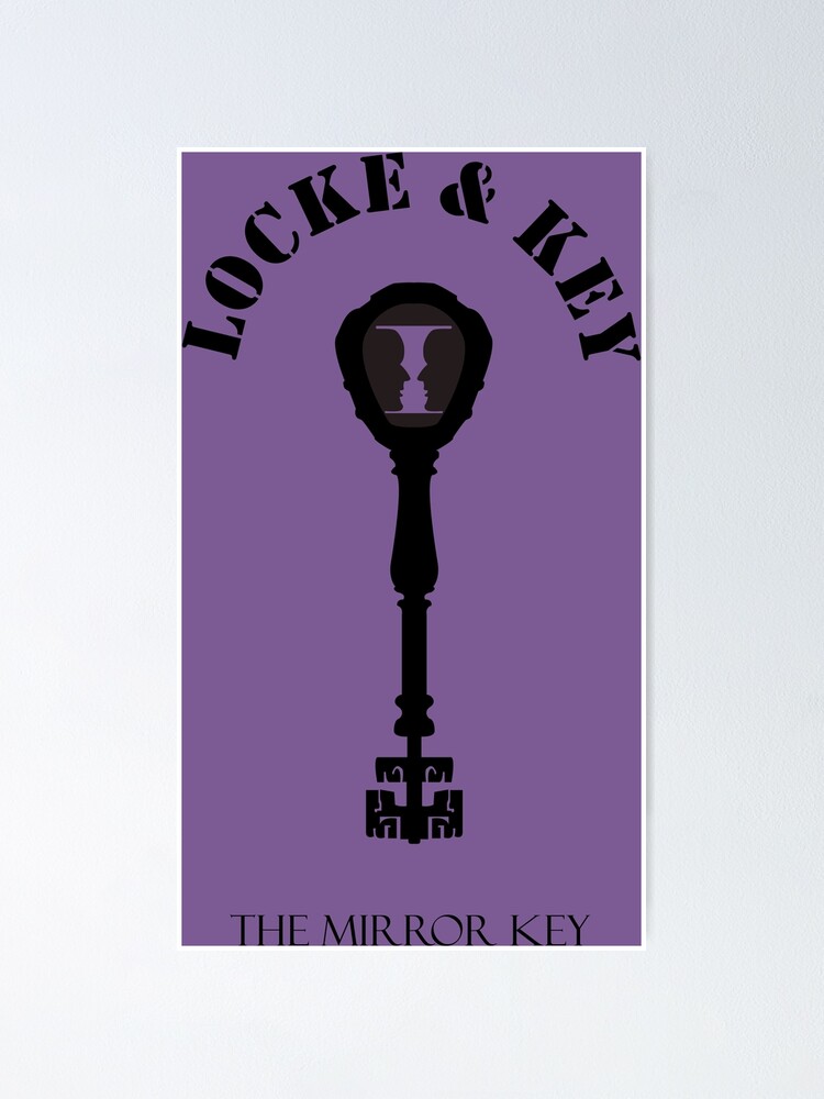 Impression rigide avec l'œuvre « Locke And Key - The Anywhere Key » de  l'artiste uredian