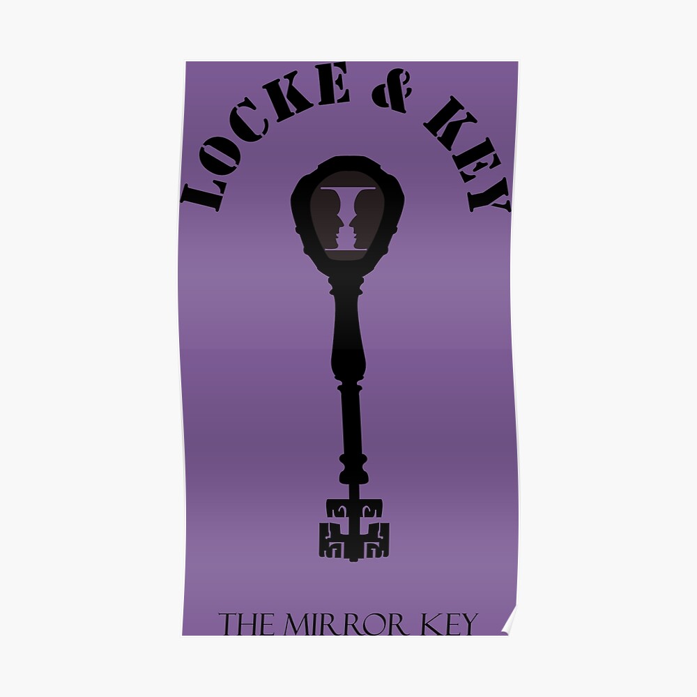 Locke And Key Clé Miroir Poster « Locke And Key - La clé miroir », par uredian | Redbubble
