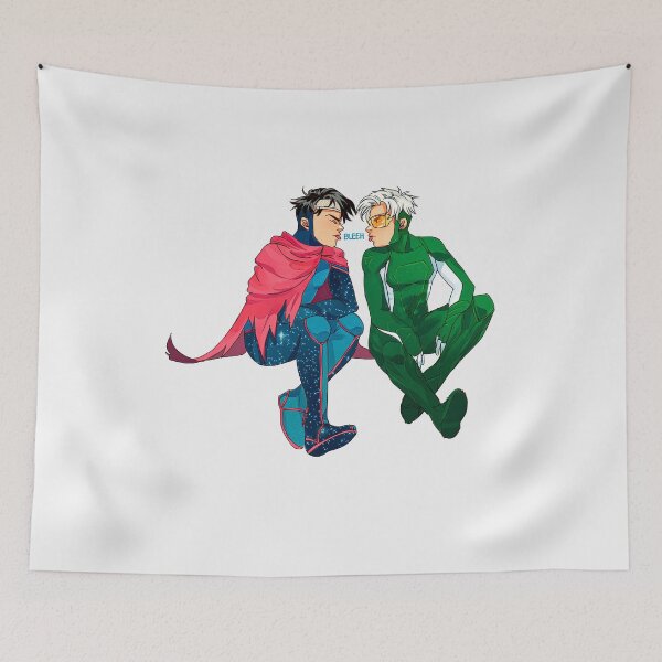 Item preview, Wiccan Vision And Hulkling designed and sold by shopWVision.