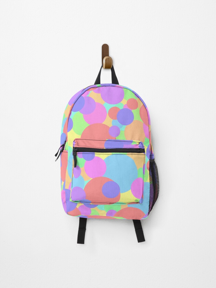 Thumbnail 1 of 3, Backpack, Abstract Dots - Multicoloured designed and sold by ShutterStudios.