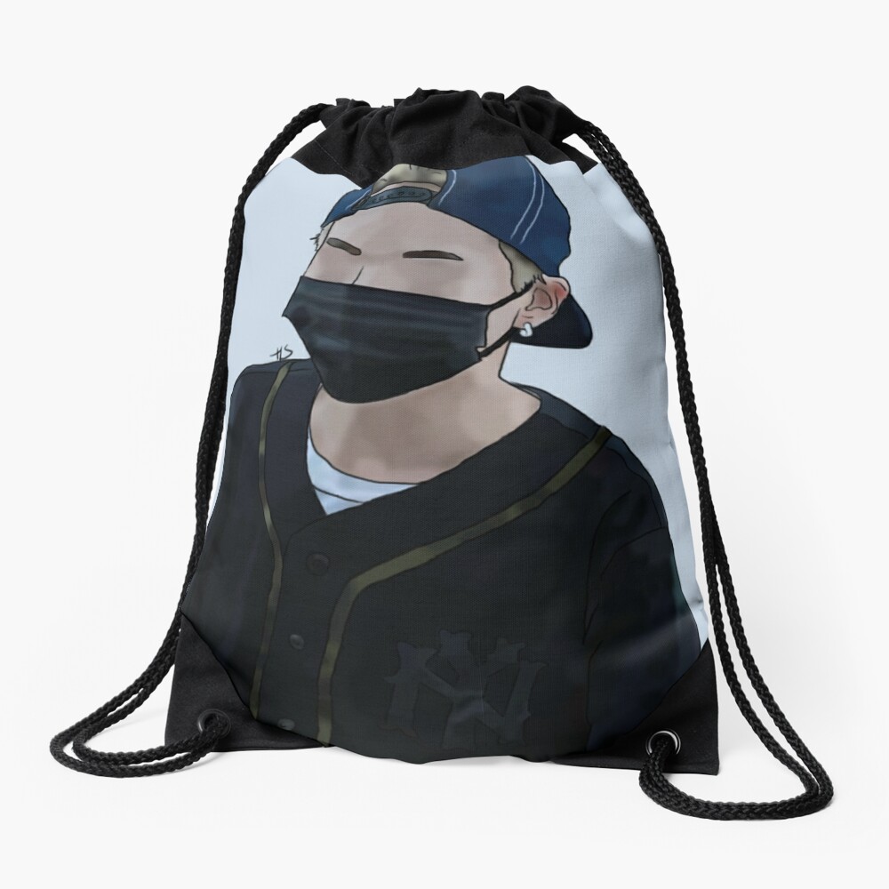 BTS Jimin - Airport Fashion Drawstring Bag for Sale by kibvmart