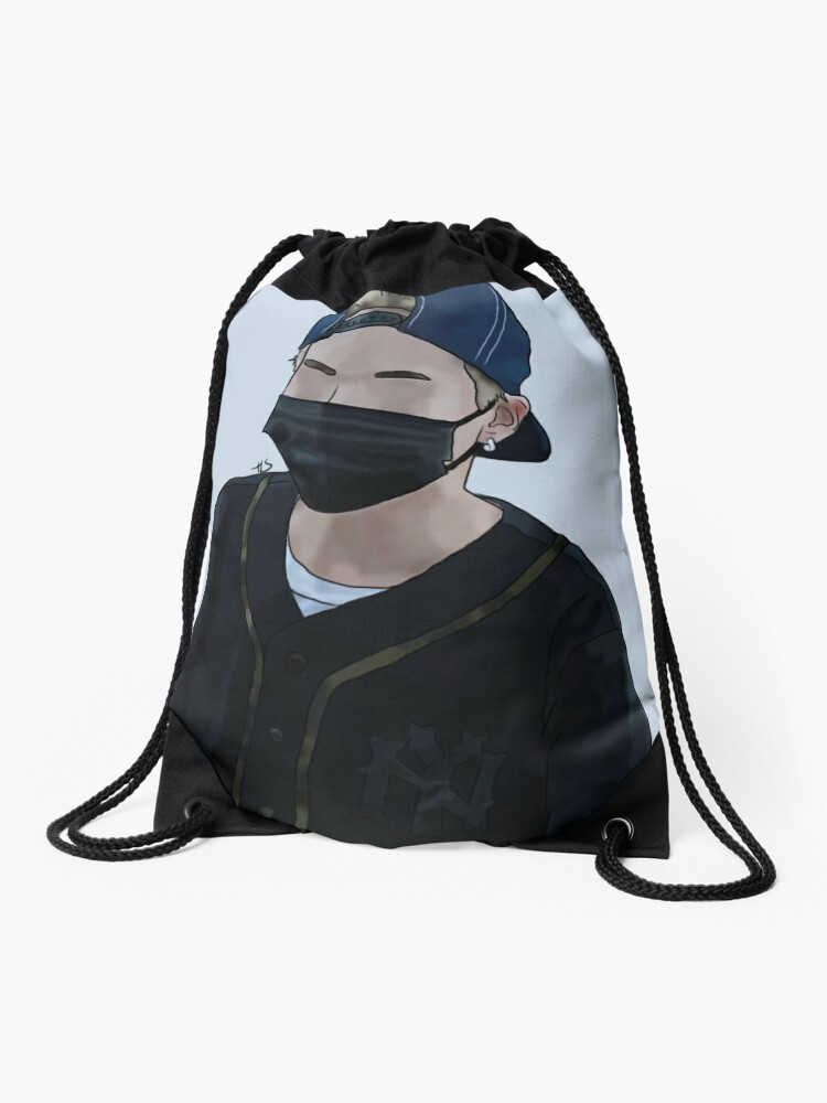 BTS Jungkook - Airport Fashion Drawstring Bag for Sale by kibvmart