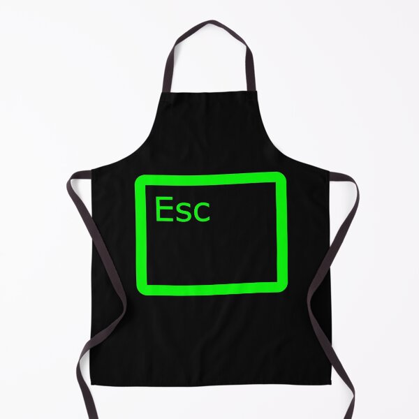Item preview, Esc Escape key green black designed and sold by rednumberone.