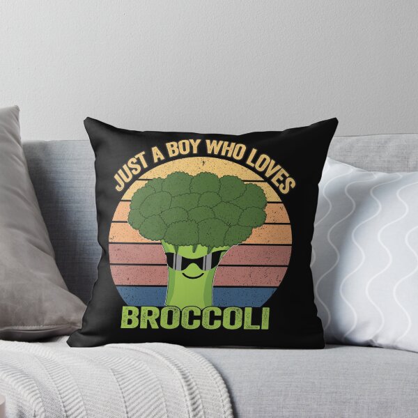 Item preview, Just a Boy Who Loves Broccoli Funny Vintage Broccoli Gift designed and sold by SaliDesigner.