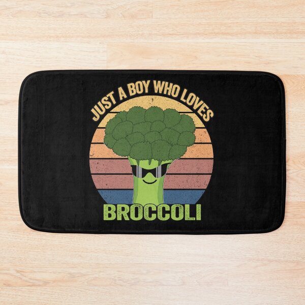 Item preview, Just a Boy Who Loves Broccoli Funny Vintage Broccoli Gift designed and sold by SaliDesigner.