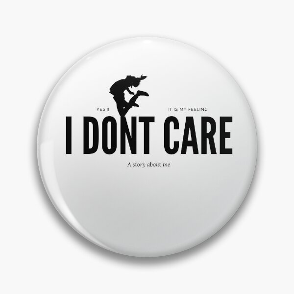 Item preview, cool english design quotes i don't care  designed and sold by store-nono.
