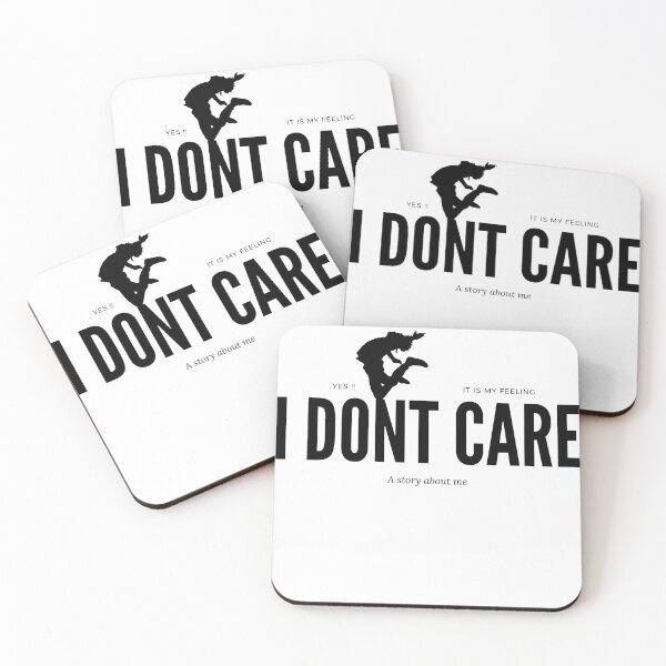 Item preview, cool english design quotes i don't care  designed and sold by store-nono.