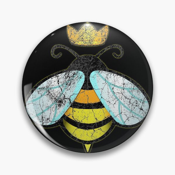 Item preview, Queen Bee with a crown designed and sold by Retro-Canvas.