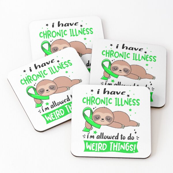 Item preview, Chronic Illness Awareness Funny I have Chronic Illness i'm allowed to do Weird Things! designed and sold by JanetShop809.