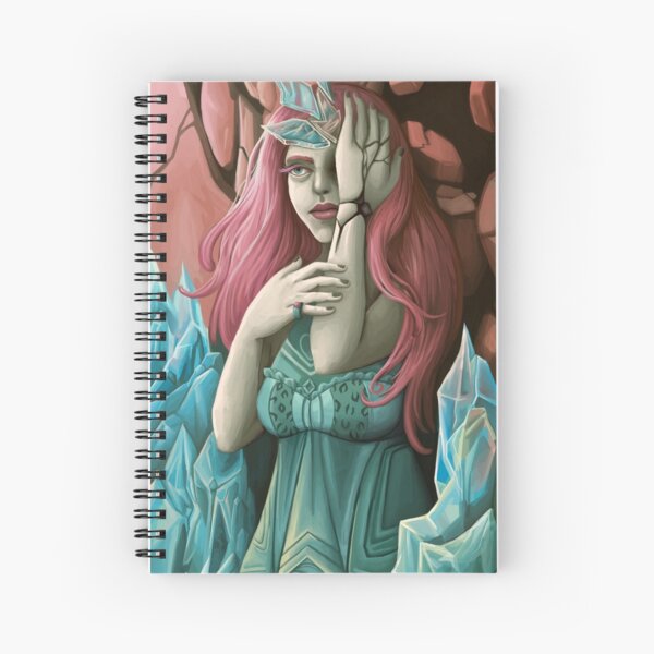 white like a diamond Spiral Notebook