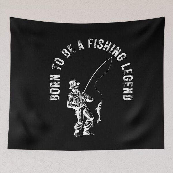 Item preview, Born To Be A Fishing Legend designed and sold by ambaart.
