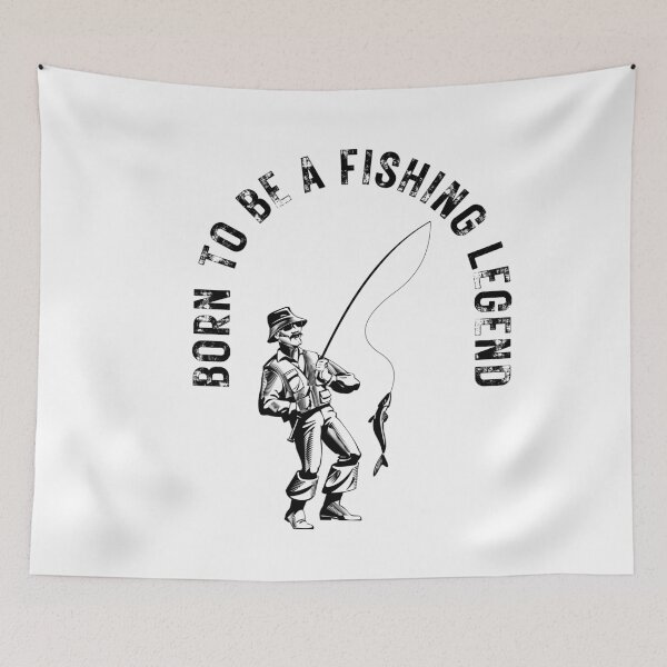 Item preview, Born To Be A Fishing Legend designed and sold by ambaart.