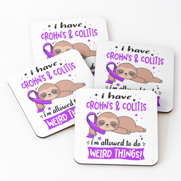 Item preview, Crohn's & Colitis Awareness Funny I have Crohn's & Colitis i'm allowed to do Weird Things! designed and sold by JanetShop809.
