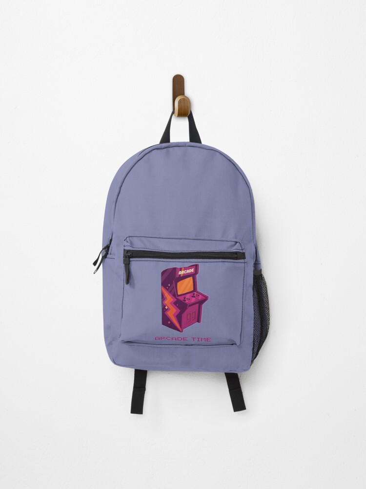 Thumbnail 1 of 3, Backpack, Arcade Time designed and sold by StoneBluePlanet.