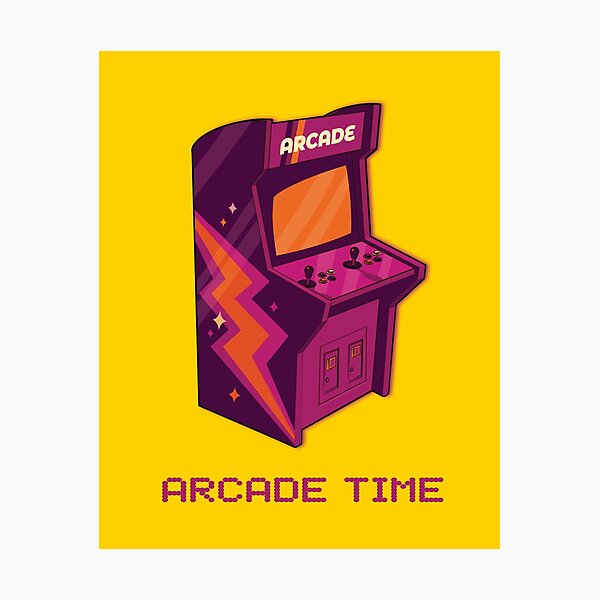 Item preview, Arcade Time designed and sold by StoneBluePlanet.