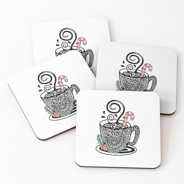 Item preview, Coffee Zentangle Aztec art designed and sold by SpecialGift79.