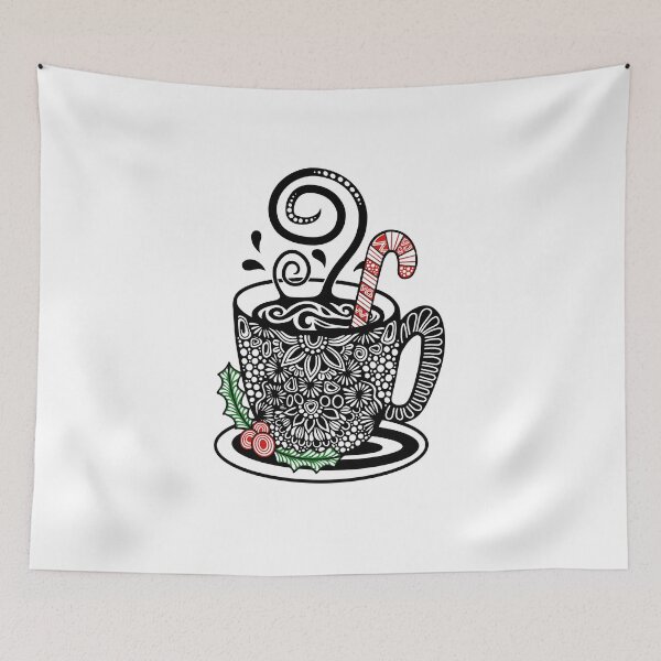 Item preview, Coffee Zentangle Aztec art designed and sold by SpecialGift79.