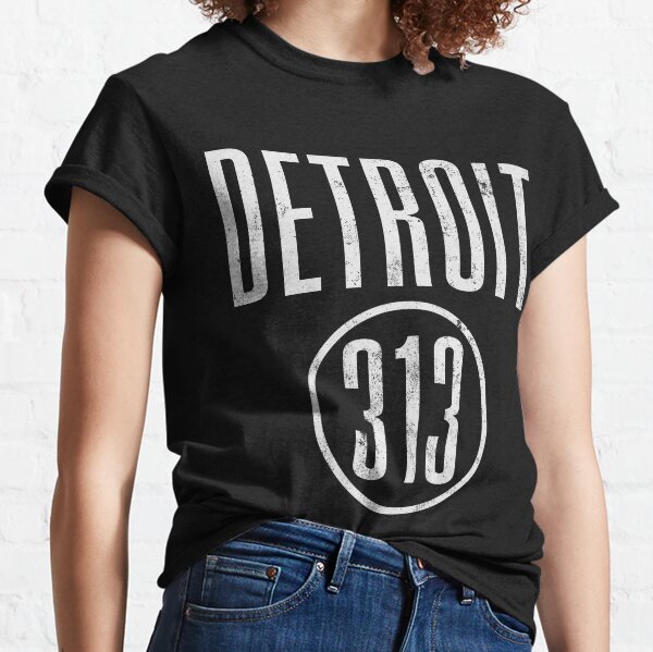 Made In Detroit 313 Area Code Tee Pride Shirts T Shirts, Hoodies,  Sweatshirts & Merch