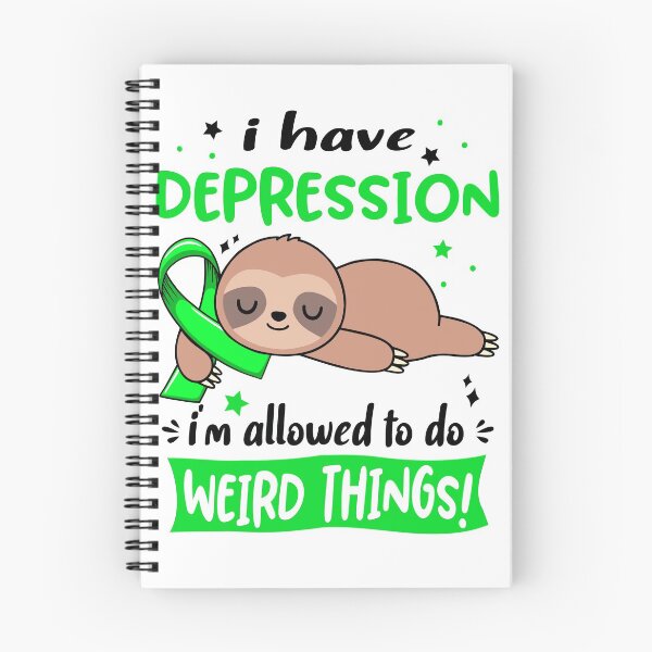 Item preview, Depression Awareness Funny I have Depression i'm allowed to do Weird Things! designed and sold by JanetShop809.