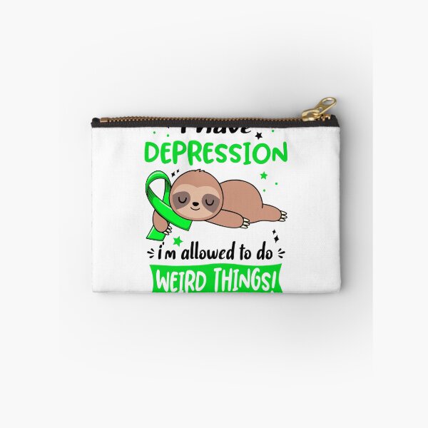 Item preview, Depression Awareness Funny I have Depression i'm allowed to do Weird Things! designed and sold by JanetShop809.