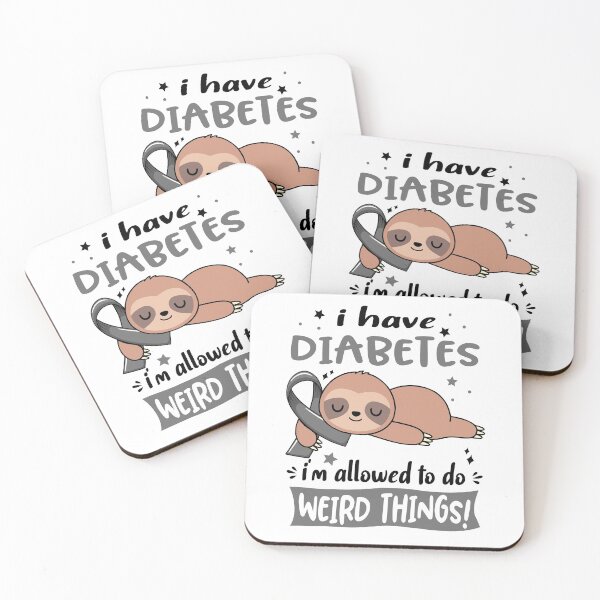 Item preview, Diabetes Awareness Funny I have Diabetes i'm allowed to do Weird Things! designed and sold by JanetShop809.