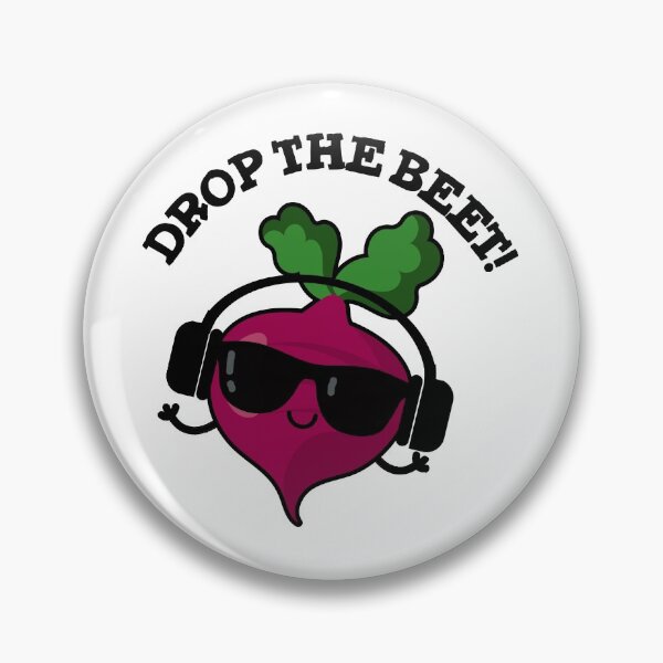 Item preview, Drop The Beet Funny Music Veggie Puns  designed and sold by punnybone.