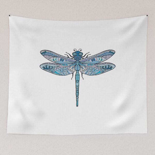Item preview, Dragronfly Zentangle Aztec art designed and sold by SpecialGift79.