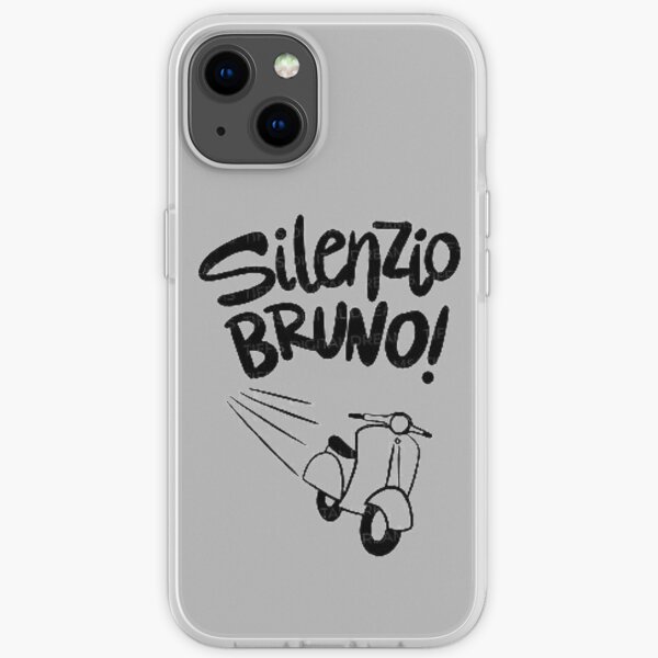 Silenzio Bruno and Vespa iPhone Soft Case